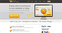 Desktop Screenshot of ambercart.com